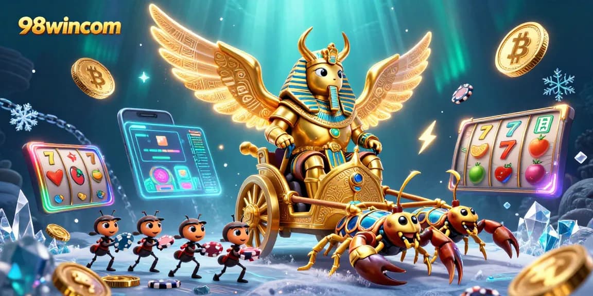 Engage with 98wincom's vibrant casino world, featuring exciting slot games and rich graphics.