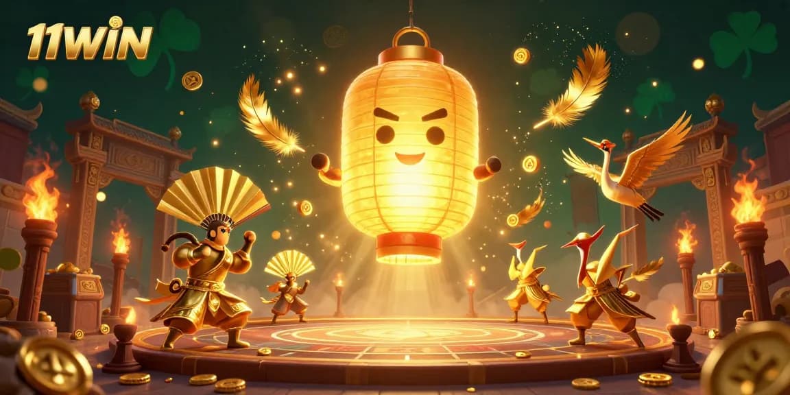 Experience thrilling wins with 11WIN's dynamic casino scene full of golden riches and vibrant action