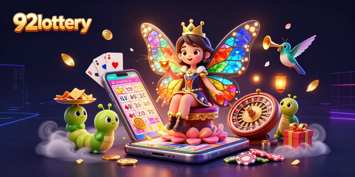 Experience the thrill of winning at 92lottery with vibrant characters and a playful atmosphere.